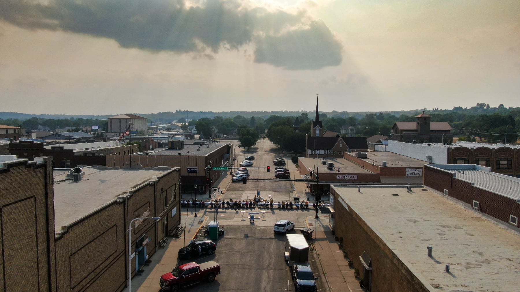 Arial View Facing West